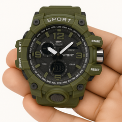 Musef™ Dual Time Digital-Analogue Sport Watch
