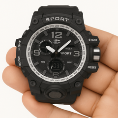 Musef™ Dual Time Digital-Analogue Sport Watch