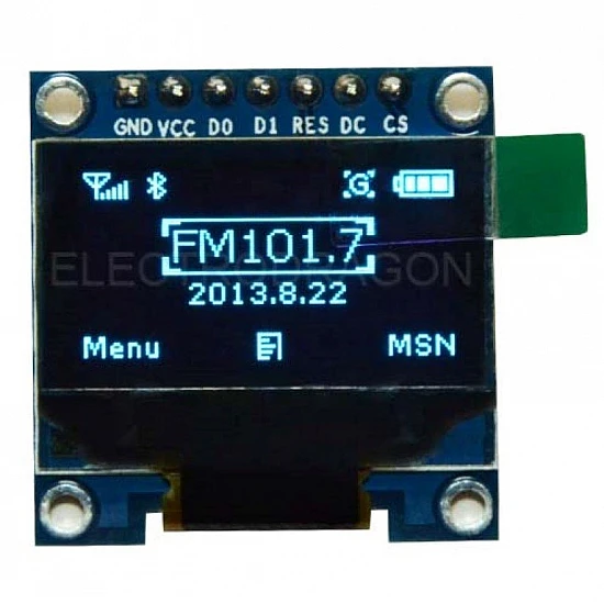 0.96 INCH O'LED DISPLAY (BLUE) 128x64 - Image 2