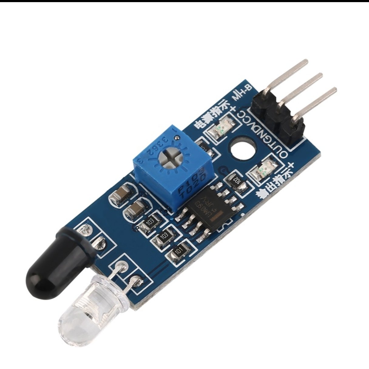 Infrared Obstacles Avoidance Sensor Module (Active Low) - Image 2