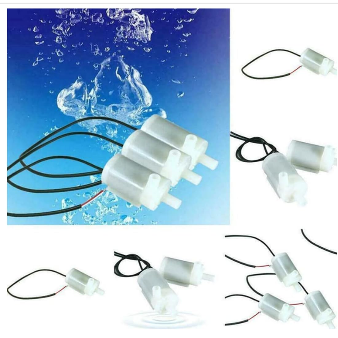 DC WATER PUMP-9V(DOUBLE NOSLE) - Image 2